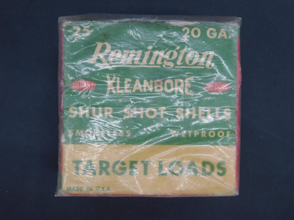 REMINGTON 20 GA KLEANBORE SHUR SHOT SHELLS TARGET LOADS (1 of 4)