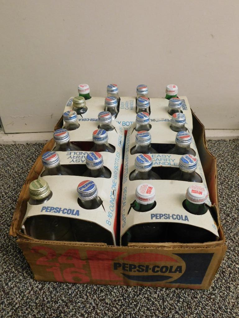 VINTAGE PEPSI BOTTLES (1 of 2)