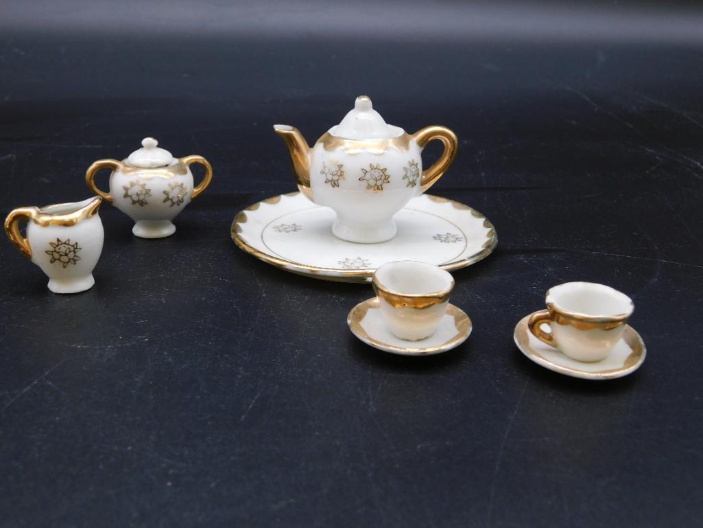 TEA SET VINTAGE ANTIQUE: TEA SET VINTAGE ANTIQUE
