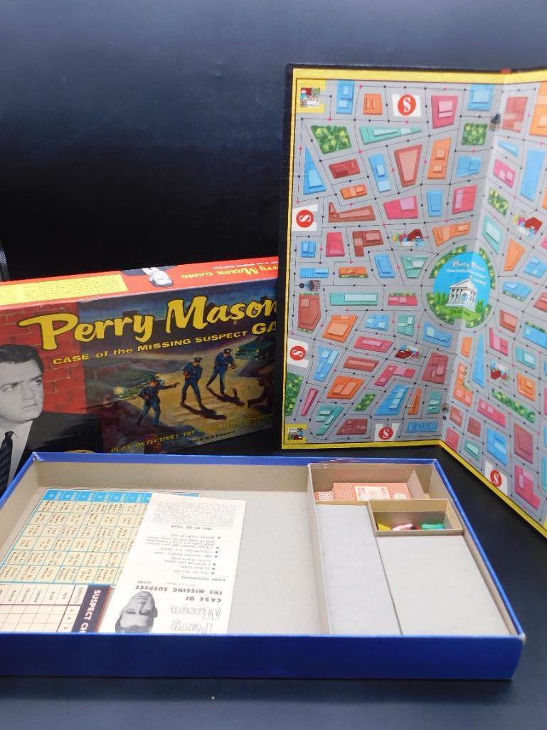 PERRY MASON GAME VINTAGE ANTIQUE RETRO BOARD GAME: PERRY MASON GAME VINTAGE ANTIQUE RETRO BOARD GAME