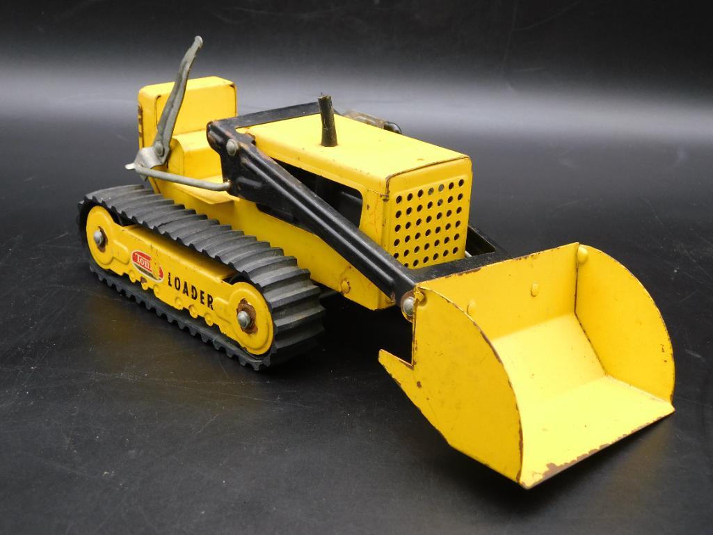 YELLOW TONKA LOADER METAL TOY VINTAGE ANTIQUE (1 of 2)