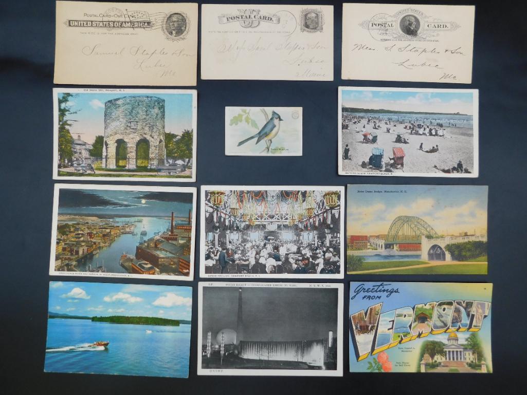 POSTCARDS VINTAGE ANTIQUE SET OF 12 (1 of 2)