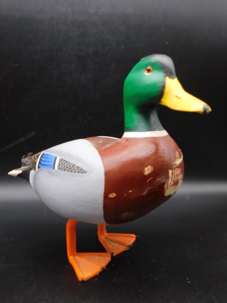 HAND PAINTED DUCK DECOY HUNTING GAME AND FISH (1 of 3)