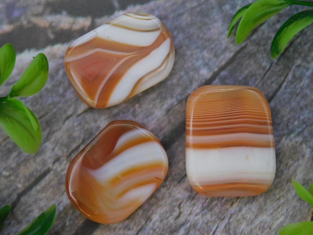 BANDED CARNELIAN ROCK STONE LAPIDARY SPECIMEN (1 of 2)