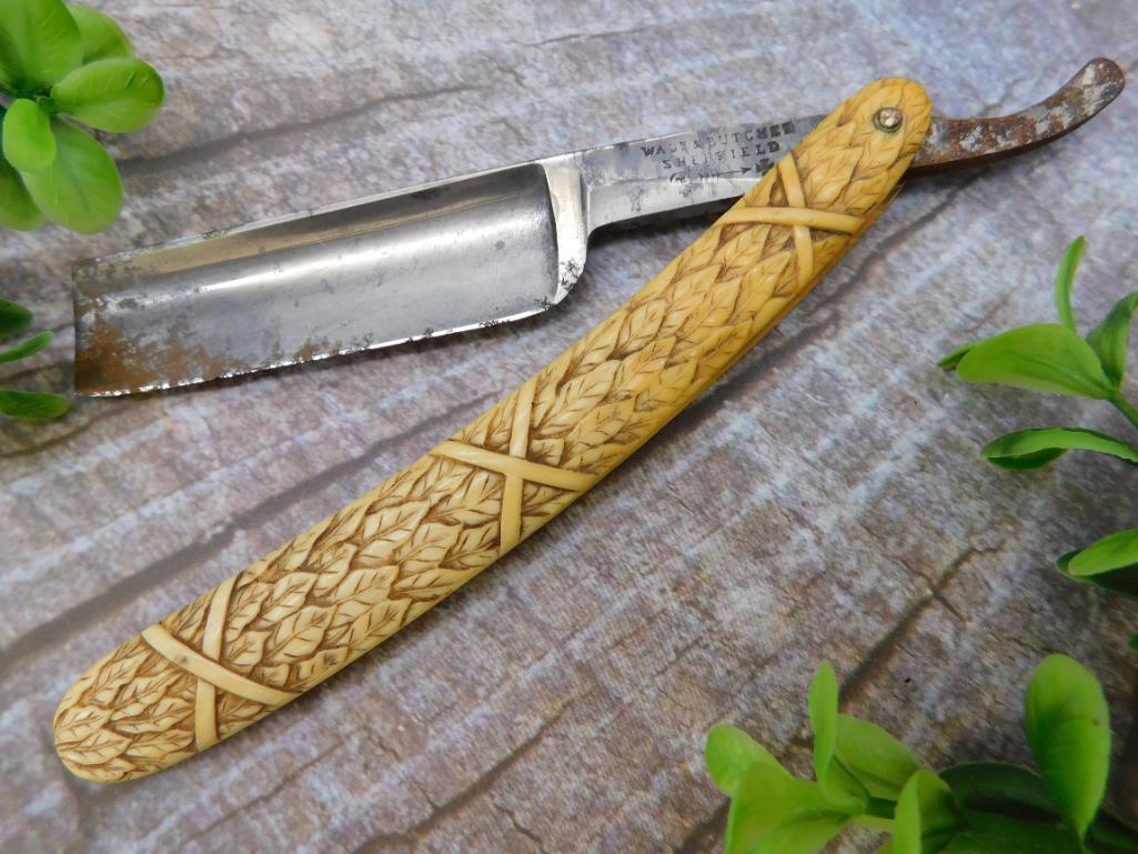 WADE AND BUTCHER SHEFFIELD STRAIGHT RAZOR VINTAGE ANTIQUE (1 of 3)