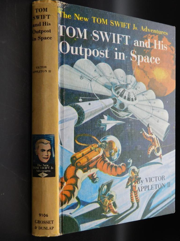 TOM SWIFT AND HIS OUTPOST IN SPACE BOOK BY VICTOR APPLETON II VINTAGE ANTIQUE (1 of 3)