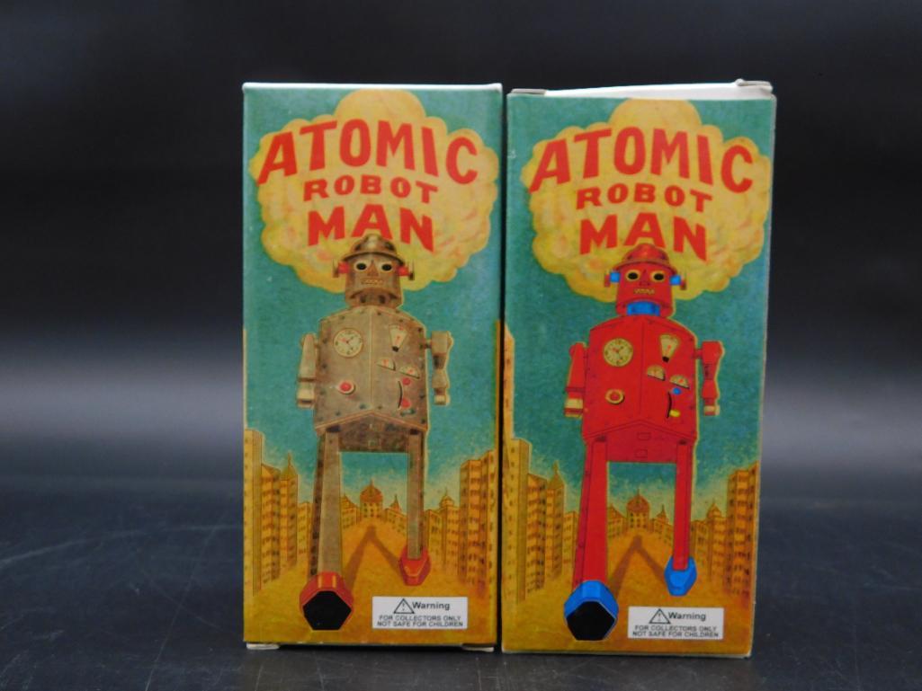 ATOMIC ROBOT MAN BOXES ONLY VINTAGE ANTIQUE (1 of 4)