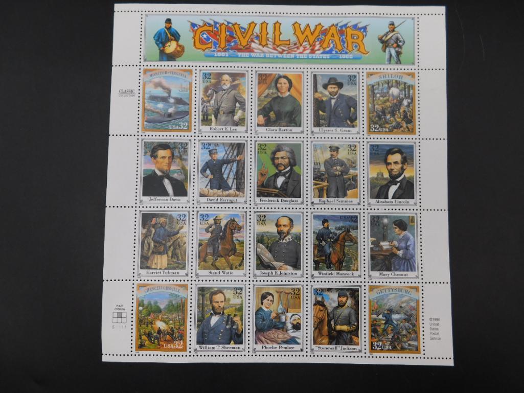 CIVIL WAR STAMPS VINTAGE ANTIQUE (1 of 4)