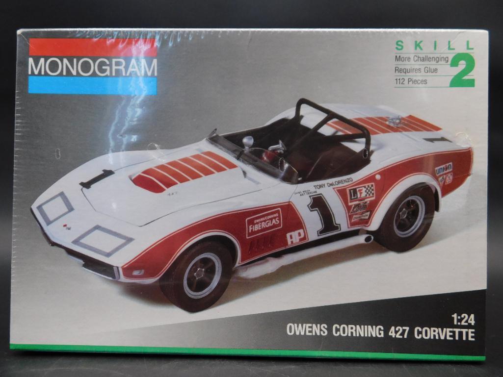 MONOGRAM OWENS CORNING 427 CORVETTE MODEL KIT VINTAGE ANTIQUE (1 of 2)