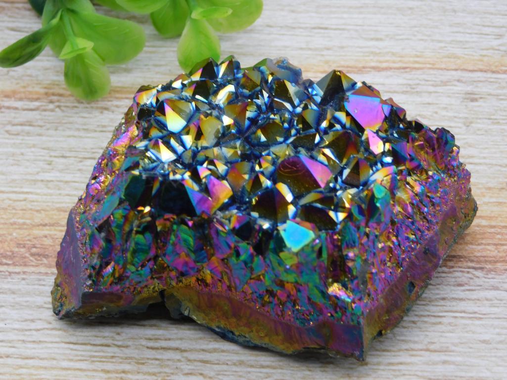 TITANIUM AMETHYST ROCK STONE LAPIDARY SPECIMEN (1 of 2)