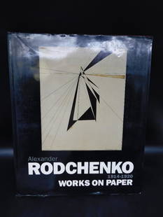 ALEXANDER RODCHENKO WORKS ON PAPER BOOK VINTAGE ANTIQUE: ALEXANDER RODCHENKO WORKS ON PAPER BOOK VINTAGE ANTIQUE