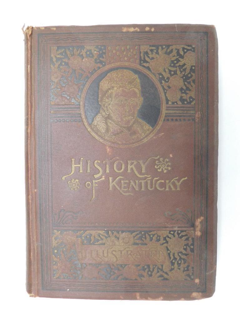 1895 HISTORY OF KENTUCKY BOOK VINTAGE ANTIQUE (1 of 4)