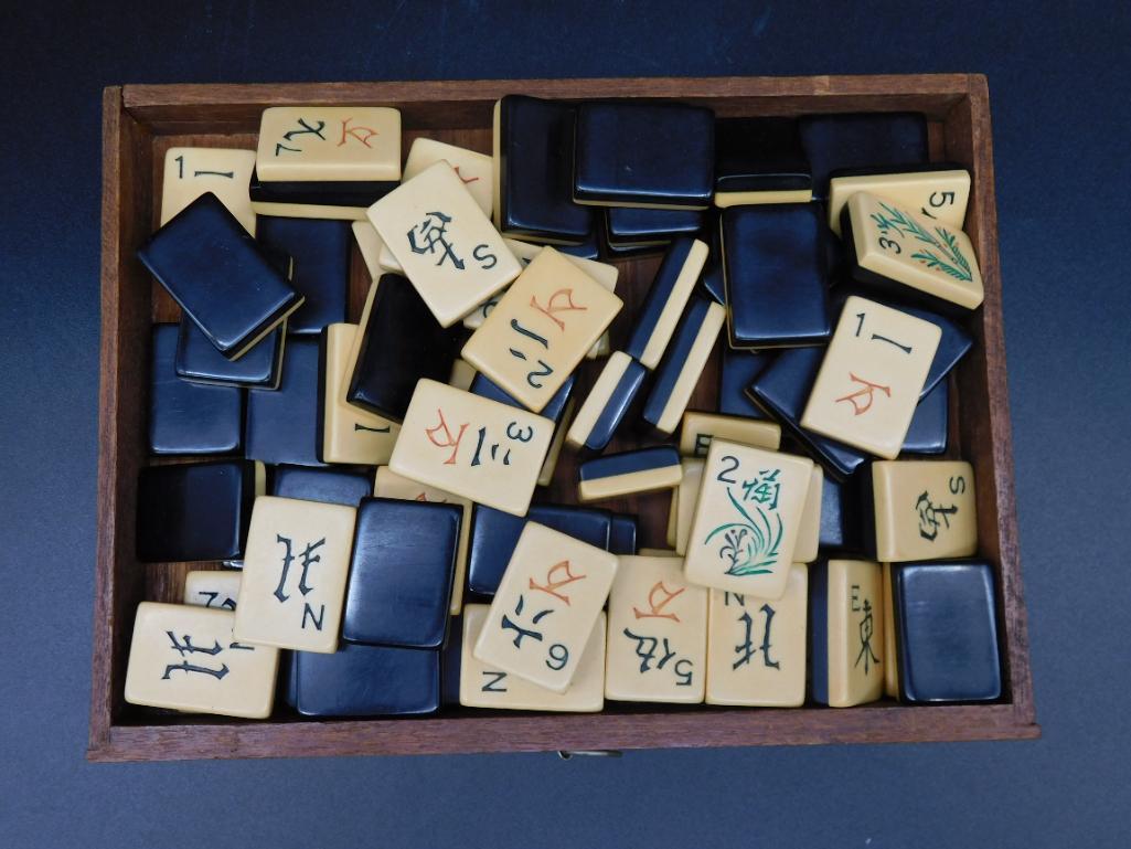 MAHJONG TILES VINTAGE ANTIQUE: MAHJONG TILES VINTAGE ANTIQUE