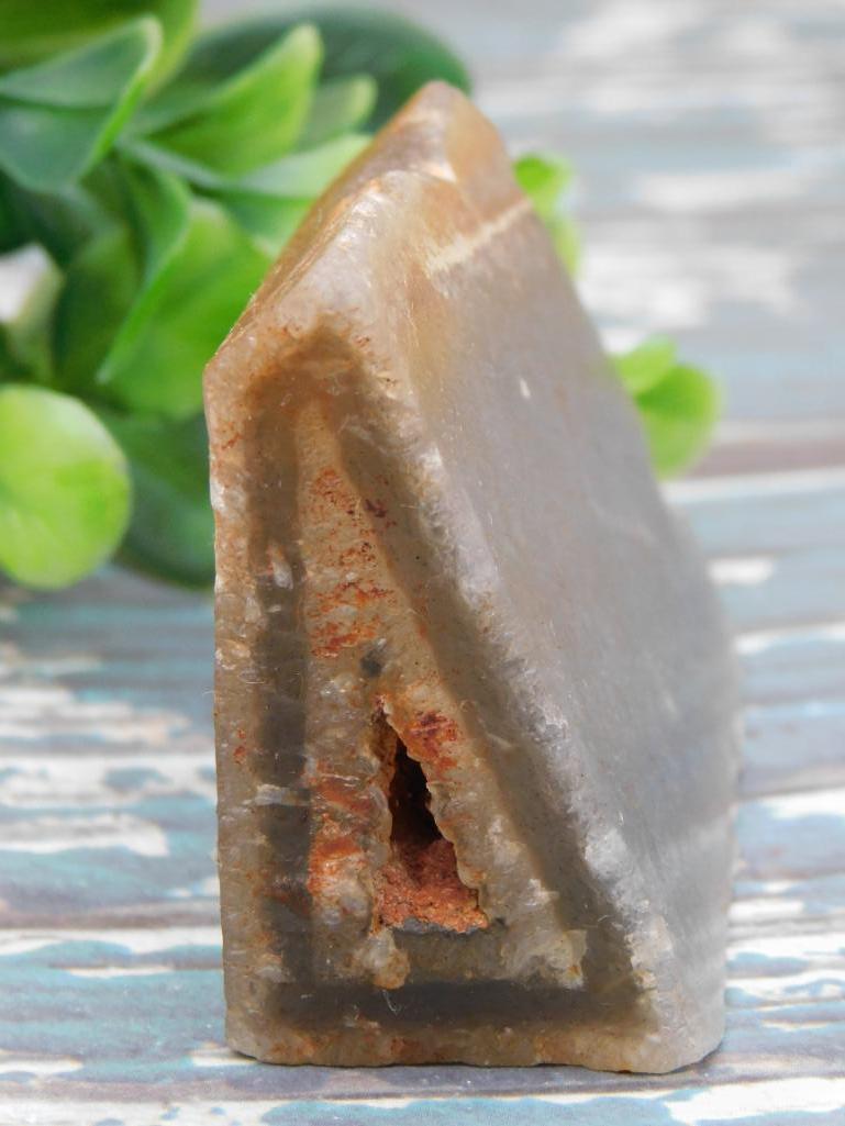 POLYHEDRAL AGATE ROCK STONE LAPIDARY SPECIMEN (1 of 3)