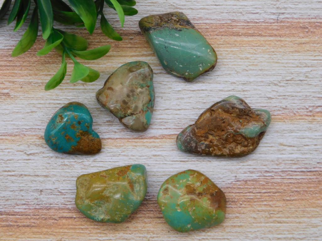 NATURAL TURQUOISE ROCK STONE LAPIDARY SPECIMEN (1 of 2)