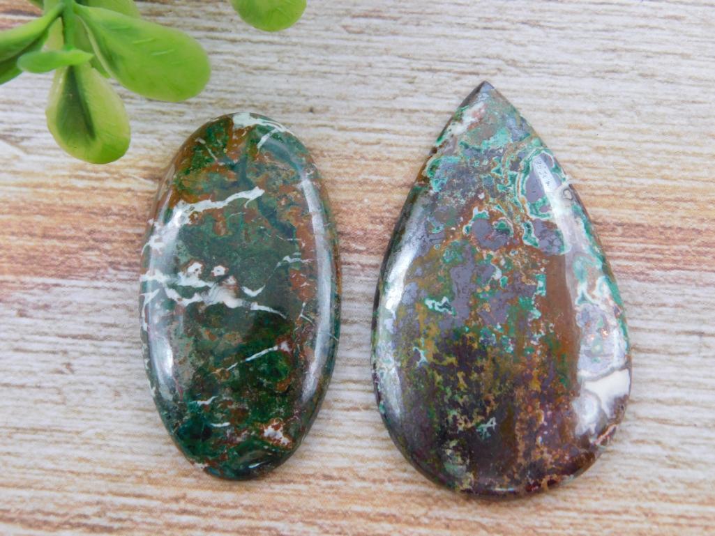 CABOCHONS ROCK STONE LAPIDARY SPECIMEN (1 of 2)