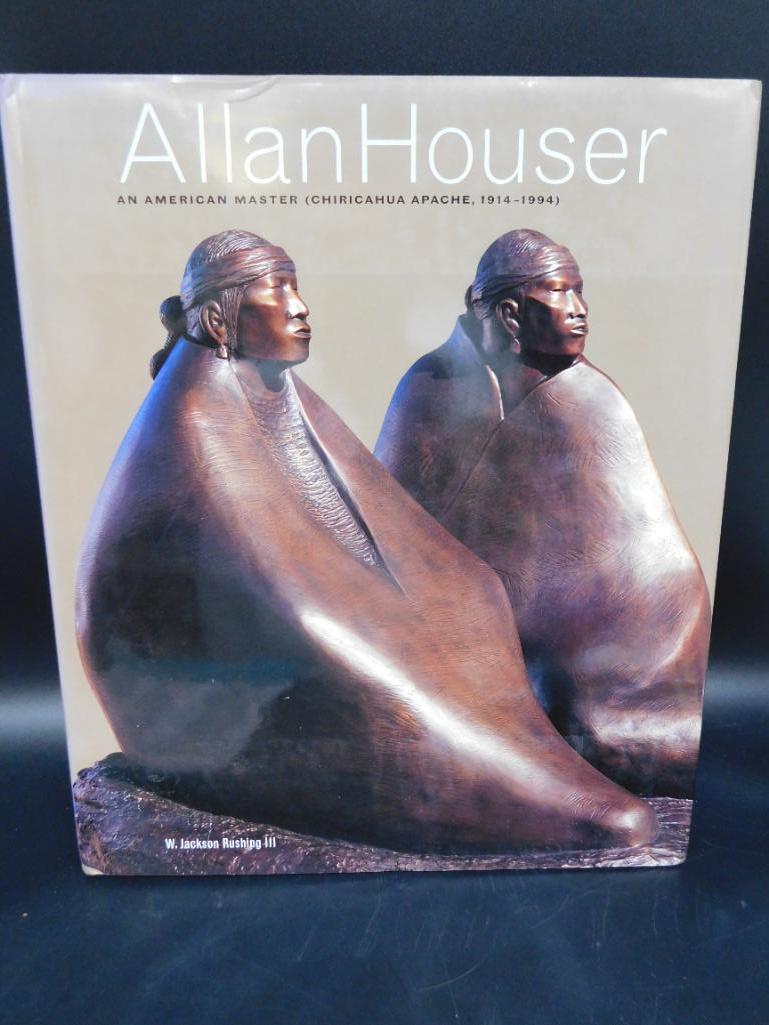 ALLAN HOUSER AN AMERICAN MASTER BOOK BY W JACKSON RUSHING III SIGNED VINTAGE ANTIQUE: ALLAN HOUSER AN AMERICAN MASTER BOOK BY W JACKSON RUSHING III SIGNED VINTAGE ANTIQUE