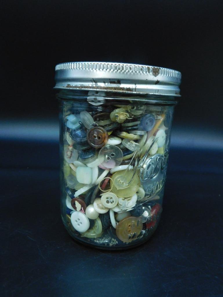 MIXED BUTTON VINTAGE ANTIQUE (1 of 3)