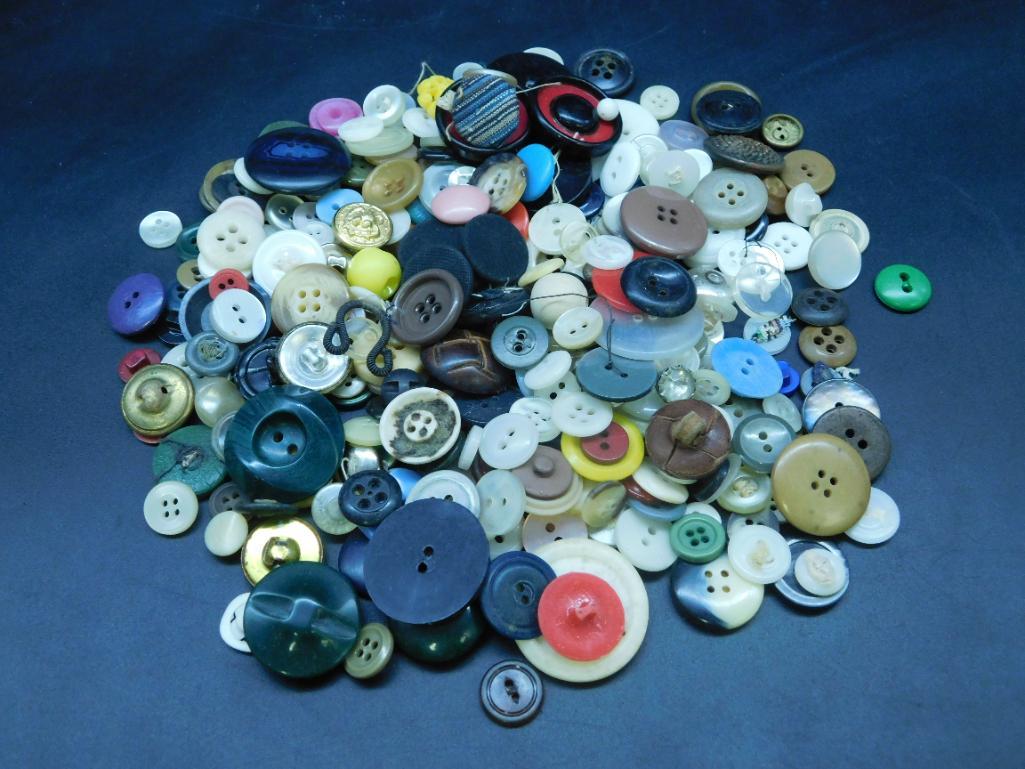 MIXED BUTTON VINTAGE ANTIQUE (1 of 3)