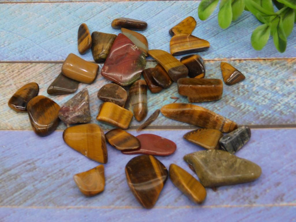 TIGER EYE ROCK STONE LAPIDARY SPECIMEN (1 of 2)