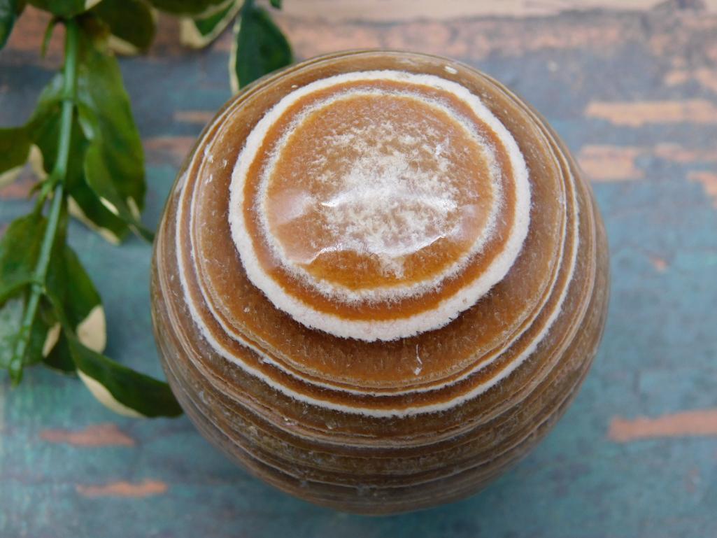 BANDED JASPER SPHERE ROCK STONE LAPIDARY SPECIMEN: BANDED JASPER SPHERE ROCK STONE LAPIDARY SPECIMEN