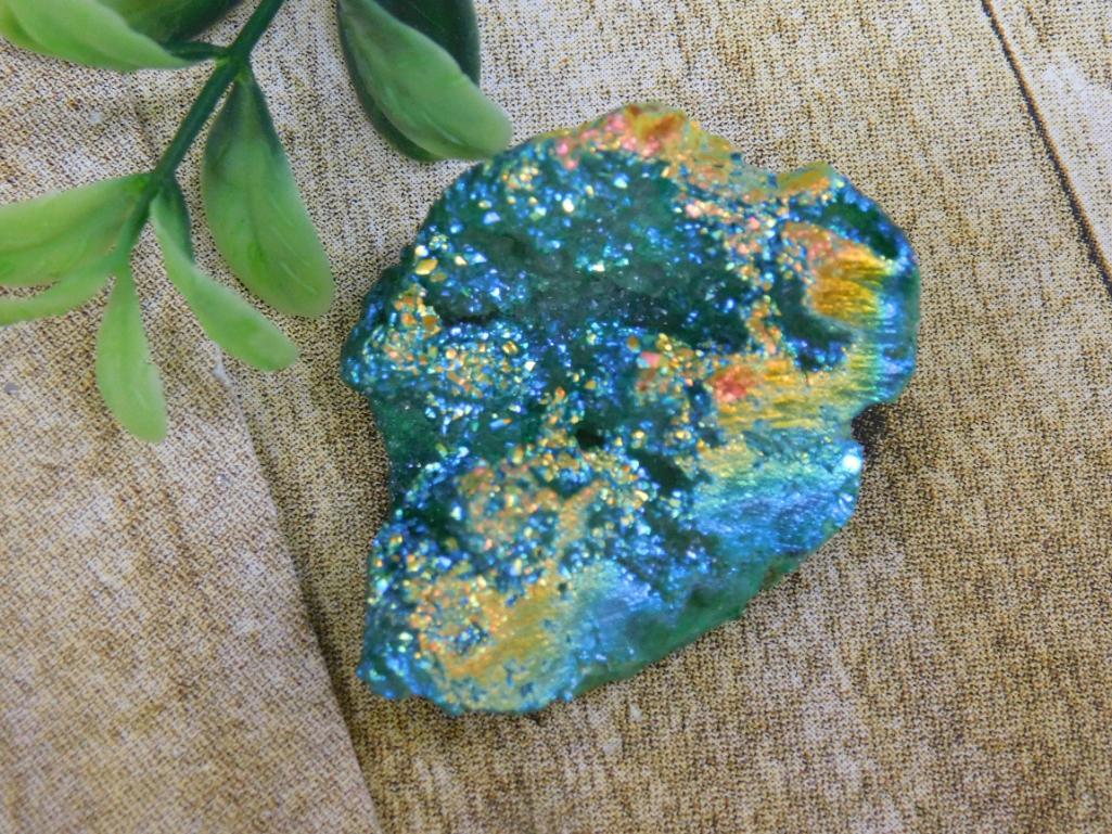 ALIEN EGG GEODE ROCK STONE LAPIDARY SPECIMEN (1 of 2)