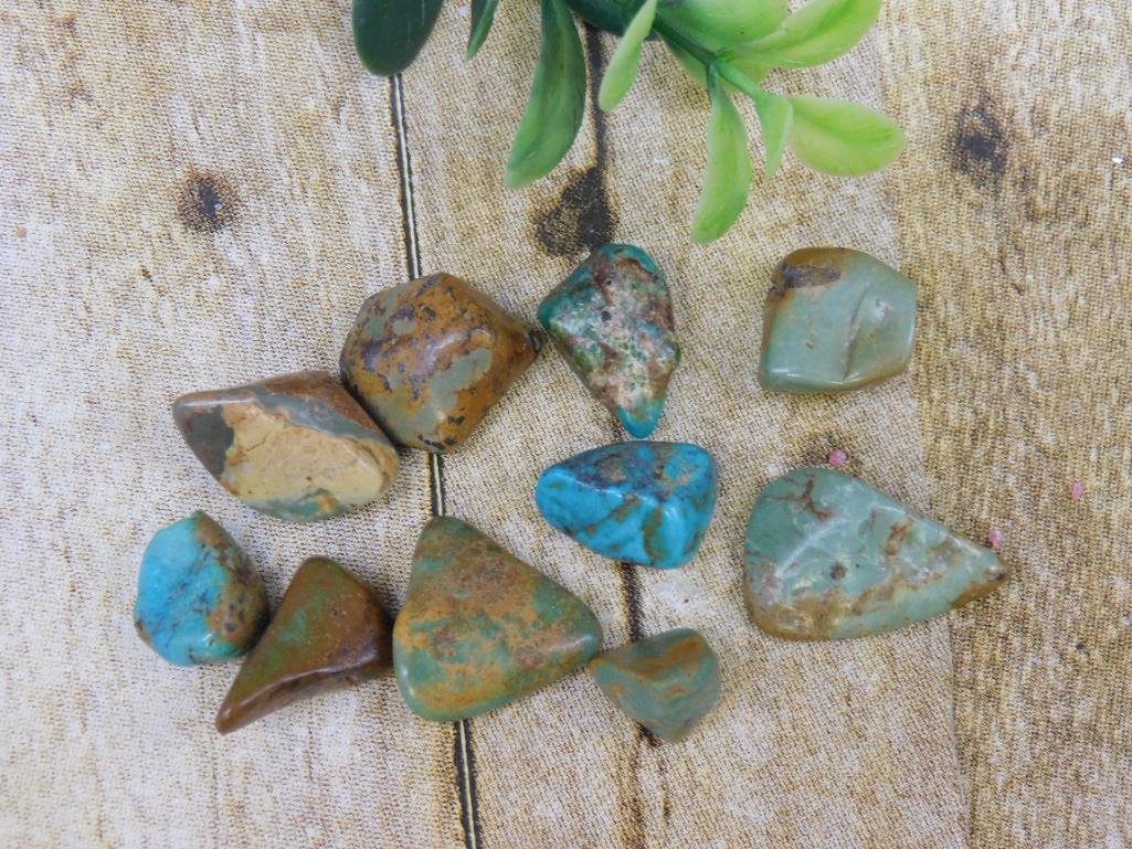 NATURAL TURQUOISE ROCK STONE LAPIDARY SPECIMEN (1 of 2)