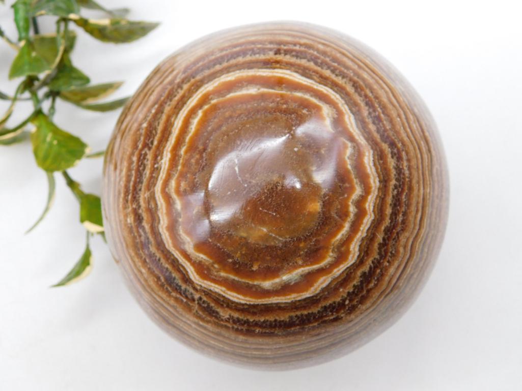 BANDED JASPER SPHERE ROCK STONE LAPIDARY SPECIMEN: BANDED JASPER SPHERE ROCK STONE LAPIDARY SPECIMEN