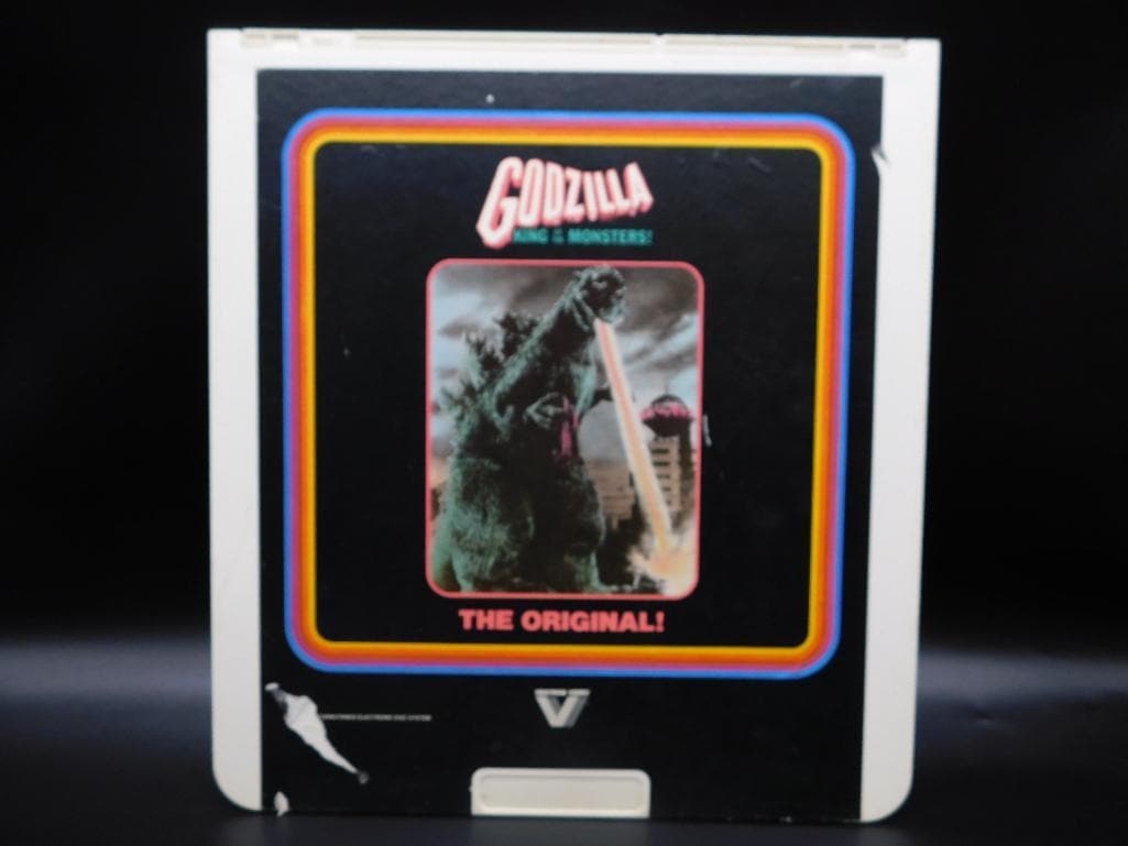 GODZILLA KING OF THE MONSTERS CED VIDEODISC VESTRON VIDEO VINTAGE ANTIQUE (1 of 5)