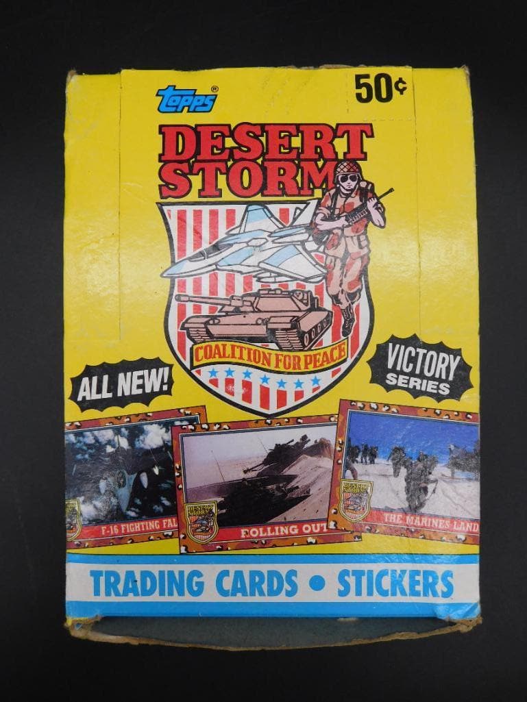 Topps Desert Storm Victory Series Trading Cards Vintage Antique Auction