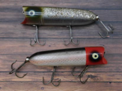 HEDDON LUCKY 13 VINTAGE FISHING LURES VINTAGE ANTIQUE: HEDDON LUCKY 13 VINTAGE FISHING LURES VINTAGE ANTIQUE