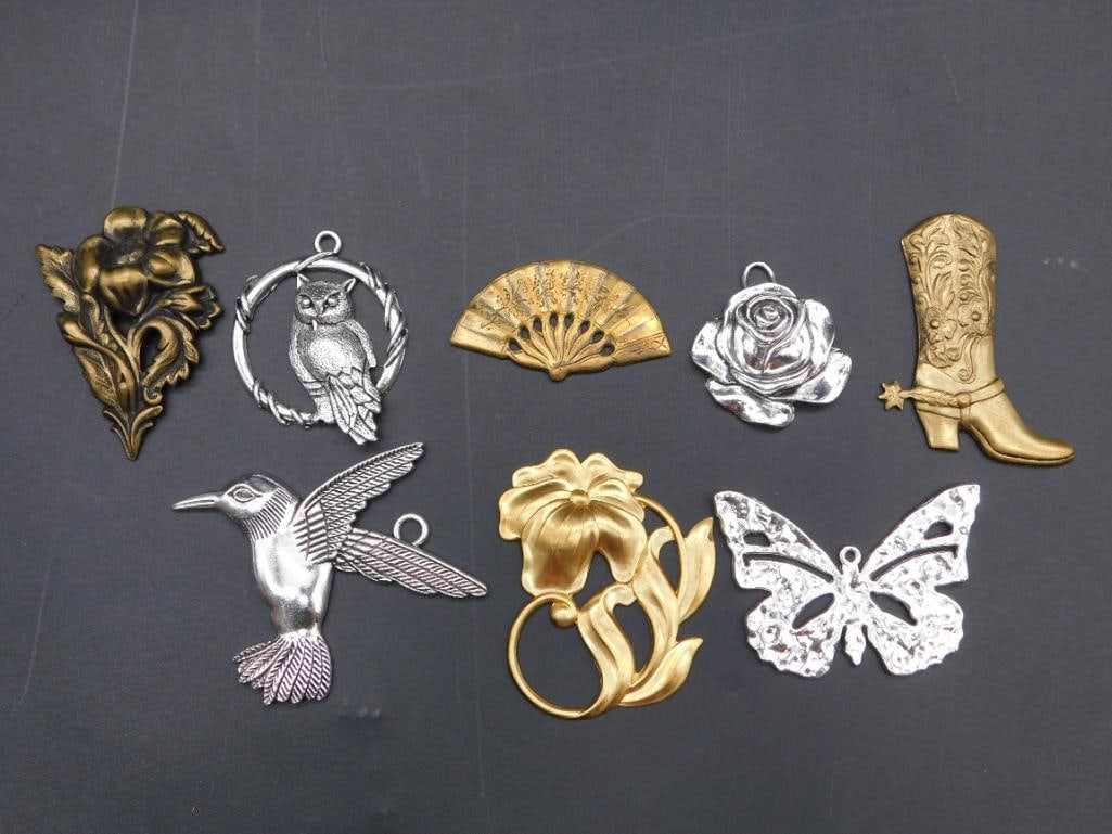 MIXED PENDANT LOT VINTAGE ANTIQUE (1 of 2)