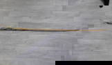 HANDCARVED WOODEN WALKING STICK WITH ANTLER VINTAGE ANTIQUE