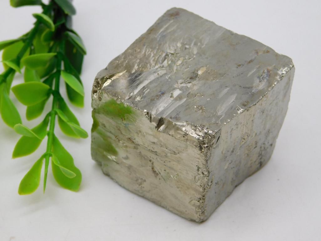 ILLUSTRIOUS SPANISH PYRITE CUBE ROCK STONE LAPIDARY SPECIMEN (1 of 2)
