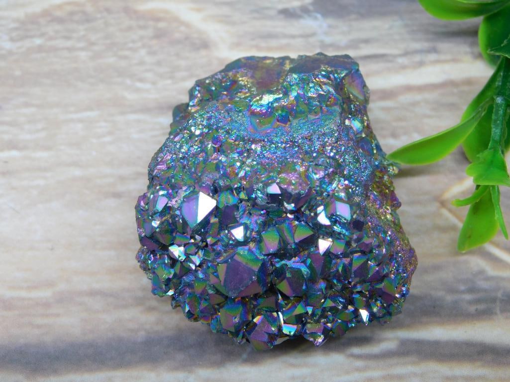 TITANIUM AMETHYST ROCK STONE LAPIDARY SPECIMEN: TITANIUM AMETHYST ROCK STONE LAPIDARY SPECIMEN