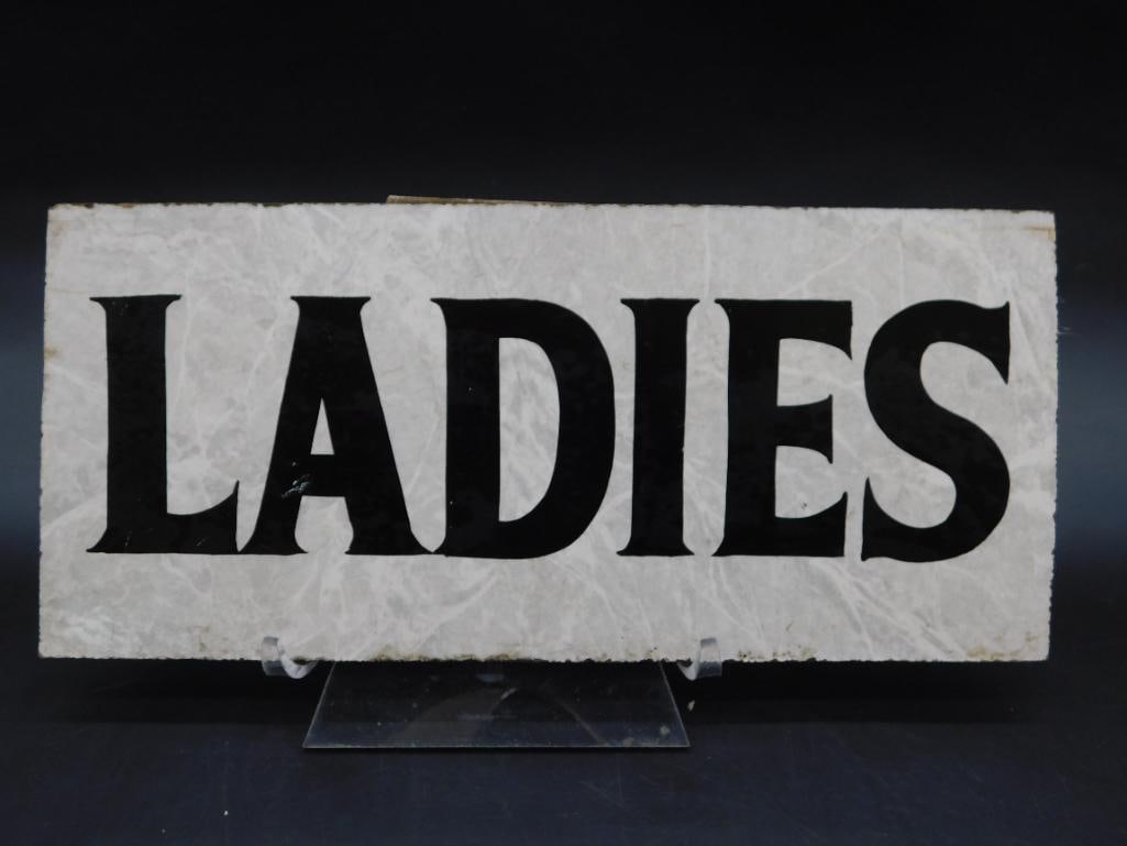 VINTAGE LADIES ROOM SIGN (1 of 2)