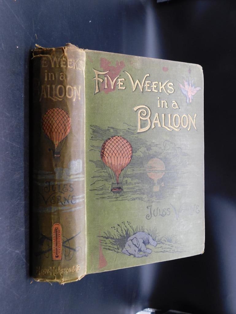 FIVE WEEKS IN A BALLOON BOOK BY JULES VERNE 1196: FIVE WEEKS IN A BALLOON BOOK BY JULES VERNE 1196