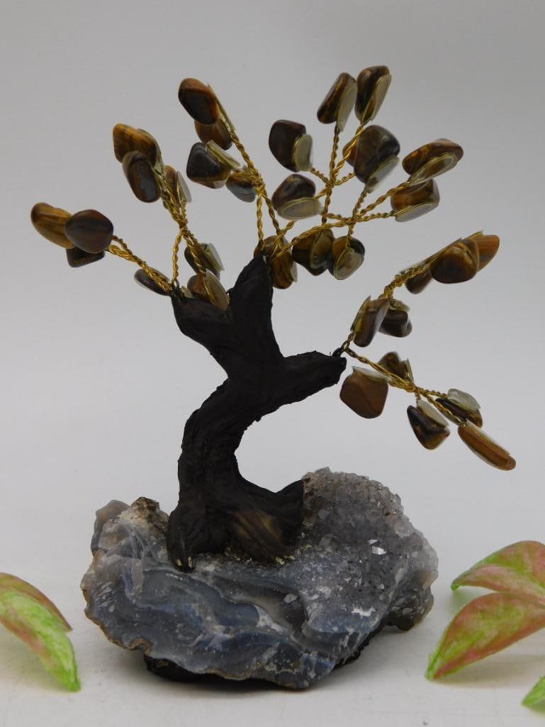 MIXED STONE TREE ROCK STONE LAPIDARY SPECIMEN (1 of 2)