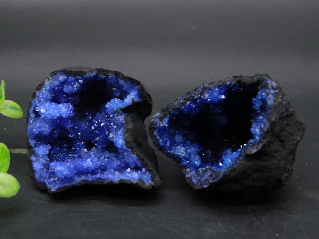 BLUE GEODE ROCK STONE LAPIDARY SPECIMEN (1 of 3)