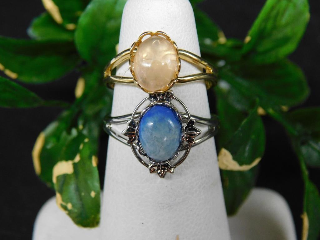 STONE RINGS ROCK STONE LAPIDARY SPECIMEN (1 of 2)