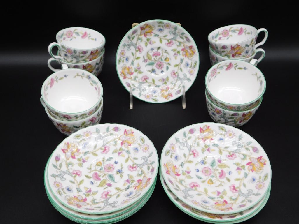 HADDON HALL MINTON BONE CHINA ENGLISH DISHES VINTAGE ANTIQUE: HADDON HALL MINTON BONE CHINA ENGLISH DISHES VINTAGE ANTIQUE