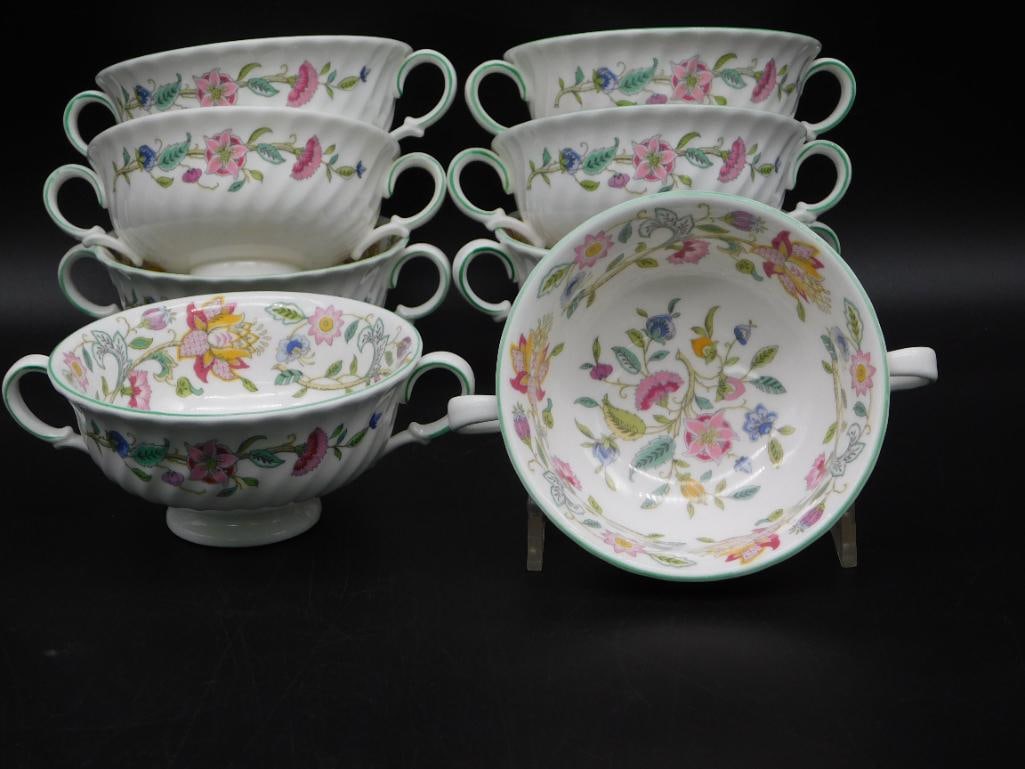 HADDON HALL MINTON BONE CHINA ENGLISH DISHES VINTAGE ANTIQUE: HADDON HALL MINTON BONE CHINA ENGLISH DISHES VINTAGE ANTIQUE