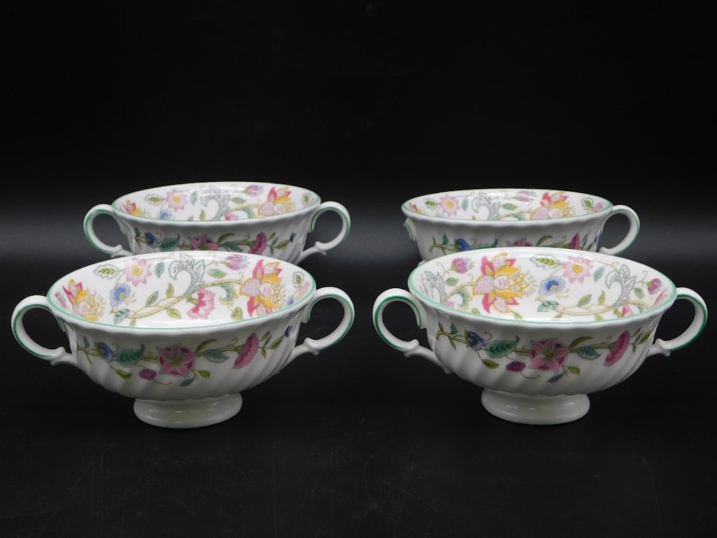 HADDON HALL MINTON BONE CHINA ENGLISH DISHES VINTAGE ANTIQUE: HADDON HALL MINTON BONE CHINA ENGLISH DISHES VINTAGE ANTIQUE