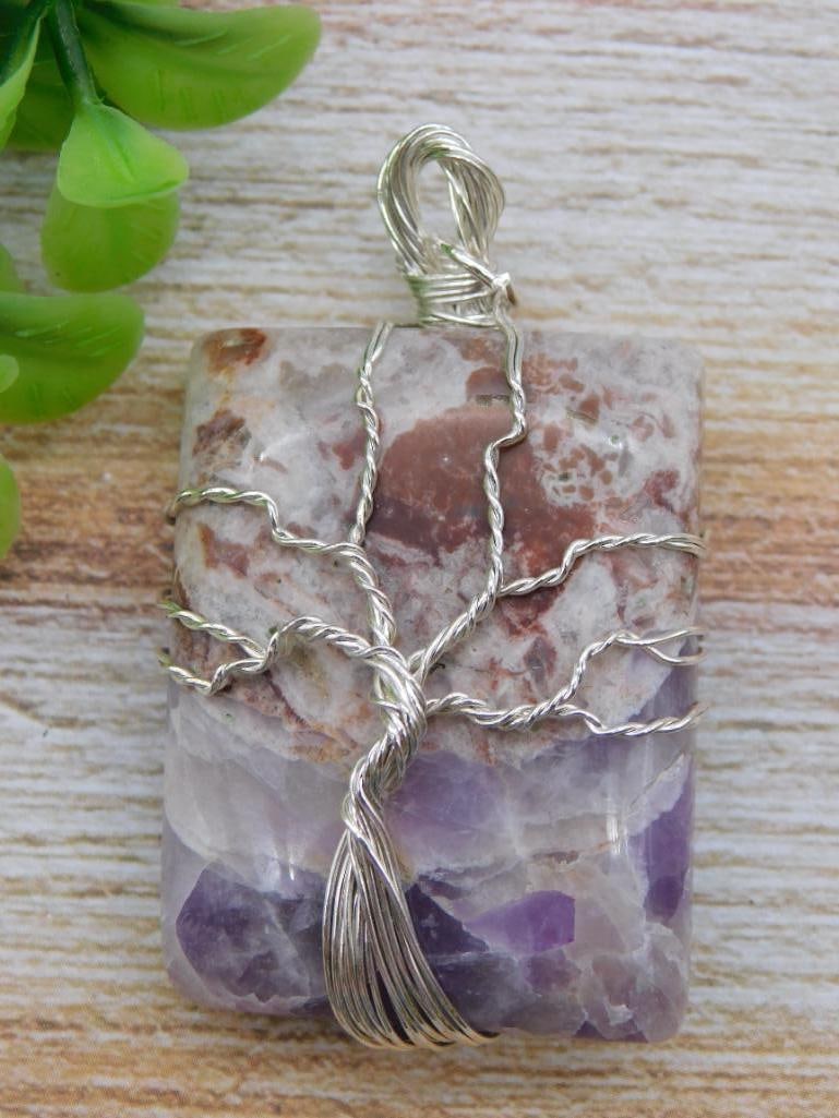 GENUINE STONE PENDANT ROCK STONE LAPIDARY SPECIMEN (1 of 2)