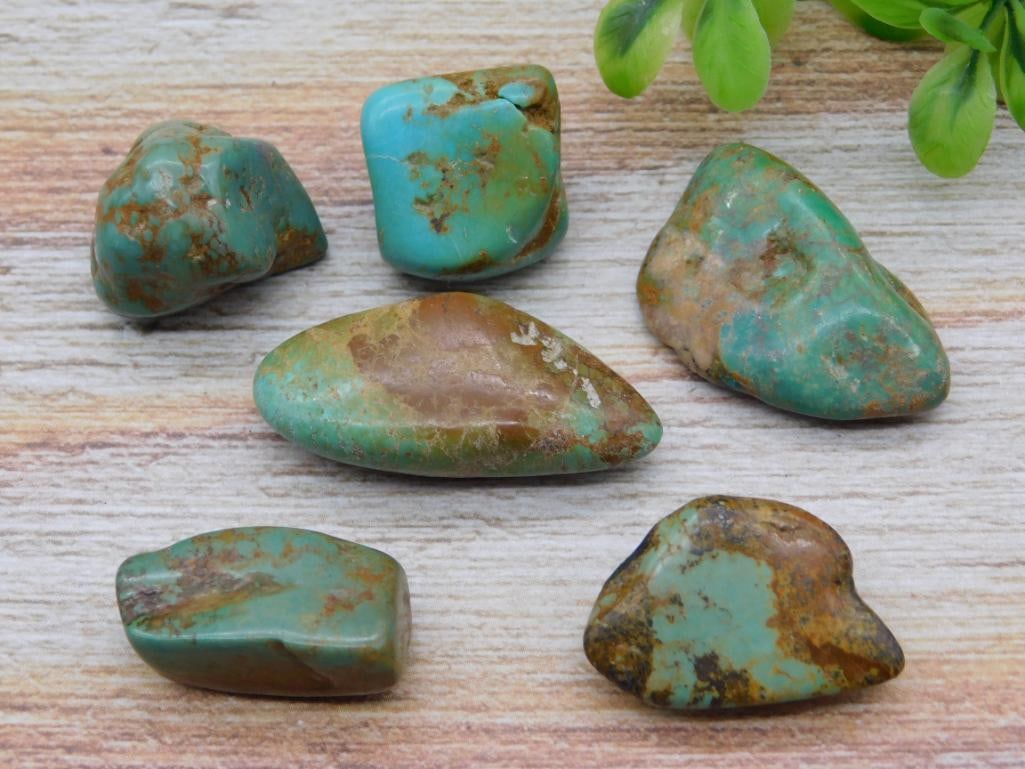 NATURAL TURQUOISE ROCK STONE LAPIDARY SPECIMEN (1 of 2)