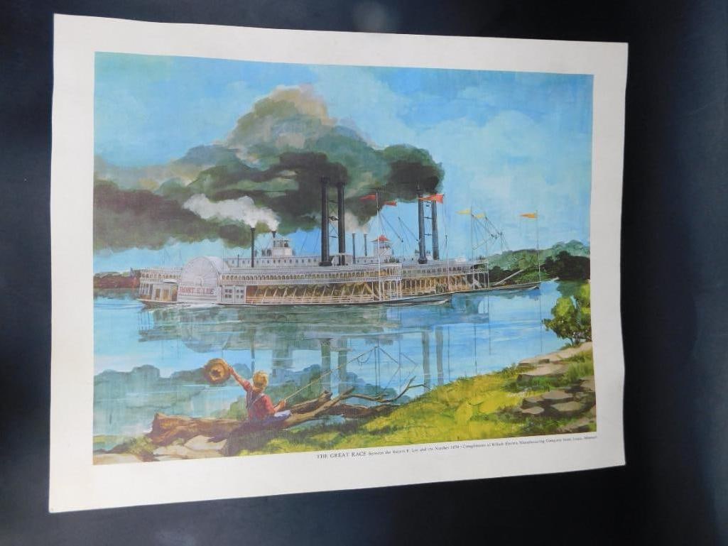 THE GREAT RACE PRINT VINTAGE ANTIQUE (1 of 3)