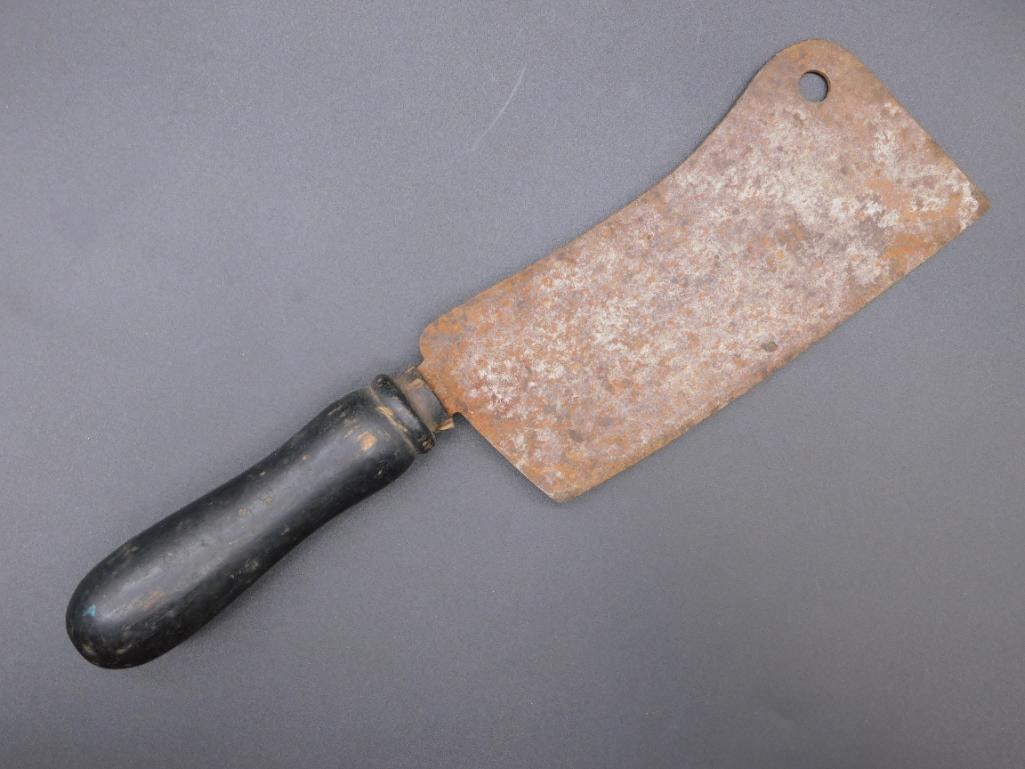 VINTAGE MEAT CLEAVER VINTAGE ANTIQUE (1 of 2)