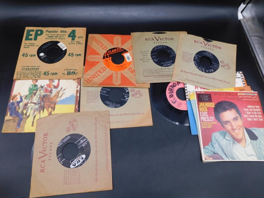 MIXED RECORD LOT VINTAGE ANTIQUE (1 of 2)