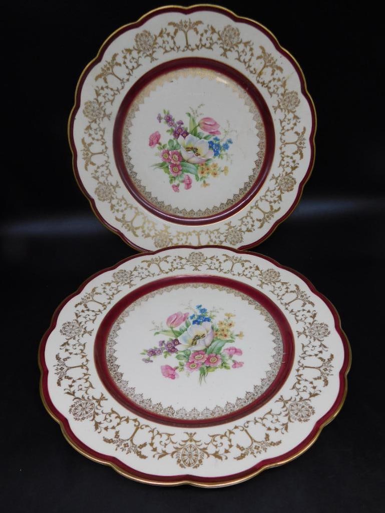 ROYAL BAYREUTH BAVARIAN PLATES VINTAGE ANTIQUE: ROYAL BAYREUTH BAVARIAN PLATES VINTAGE ANTIQUE
