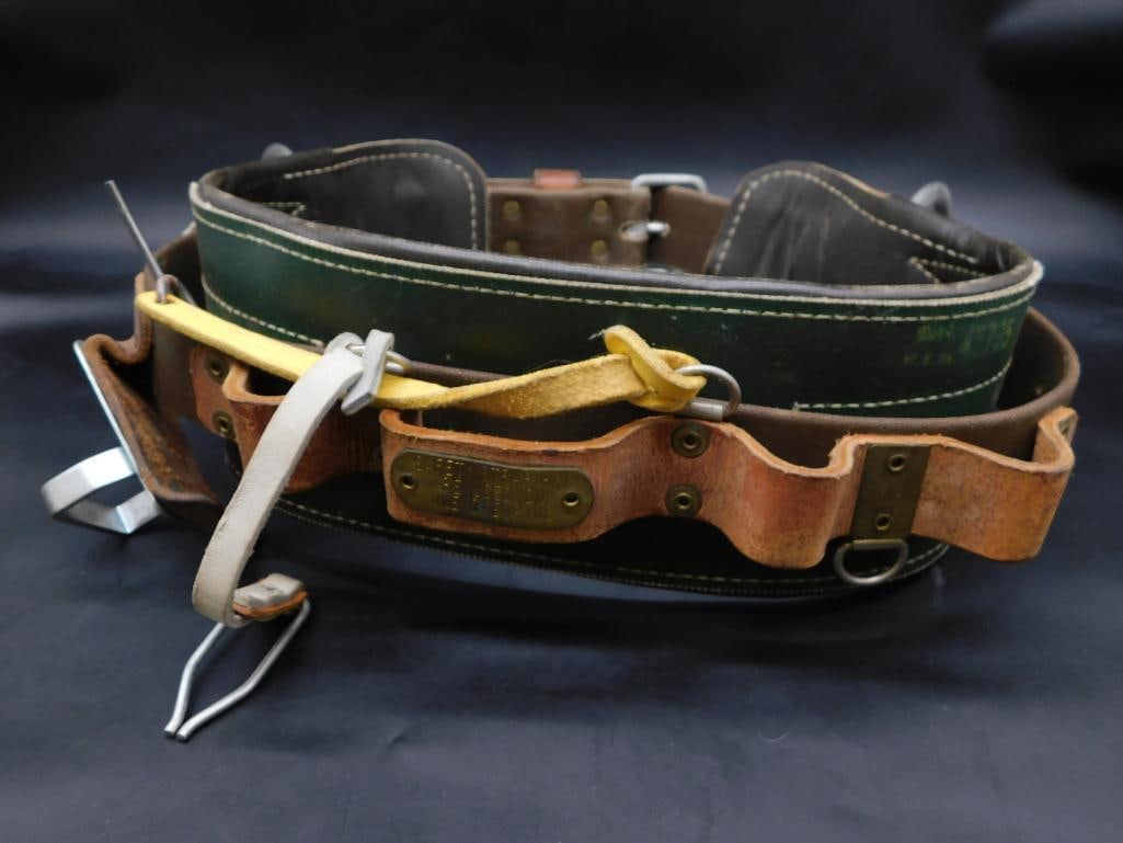 LINEMEN TOOL BELT BELL SYSTEM VINTAGE ANTIQUE (1 of 6)